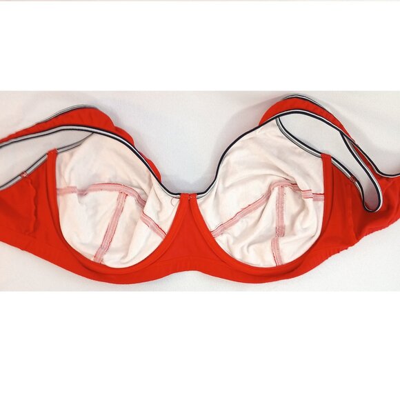 Fruit of the Loom Red Cotton Relaxed Fit Underwire Bra Like New - Picture 3 of 5